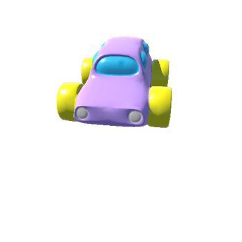 Cartoon zoom world kid_car2